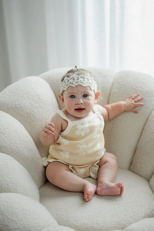 The Daisy Knit Romper Wintys Wish