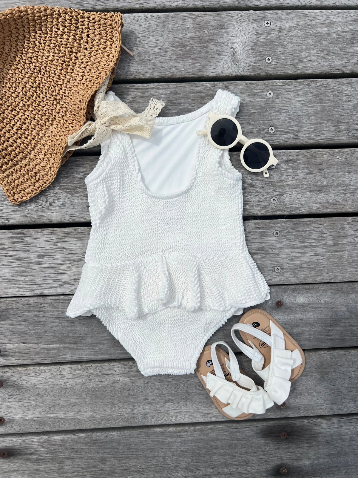 The Lune Crinkle One-Piece Swimsuit Wintys Wish