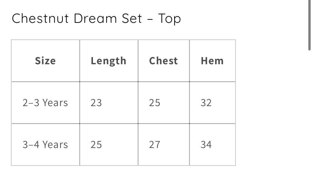 The Chestnut Dream Top