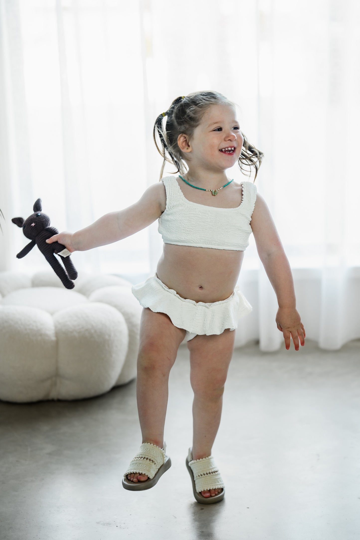 The Ivory Ripple Bikini Set