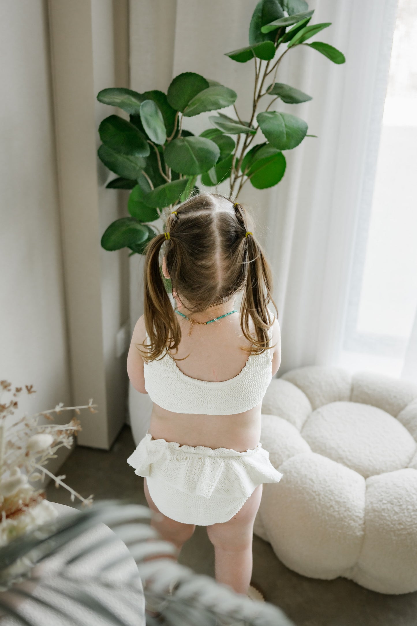 The Ivory Ripple Bikini Set