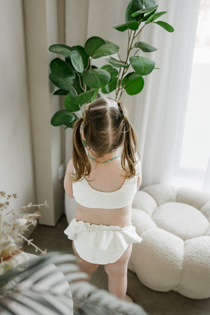 The Ivory Ripple Bikini Set