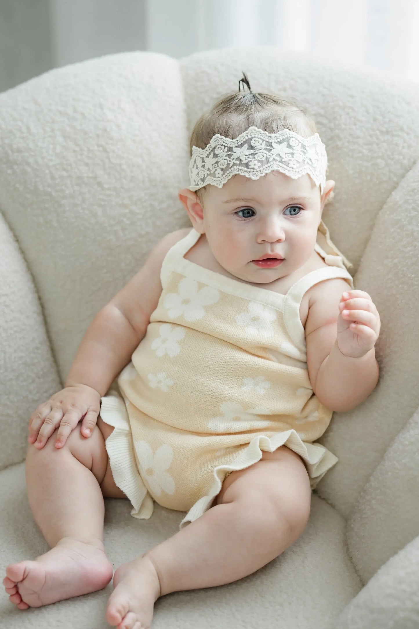 The Daisy Knit Romper Wintys Wish