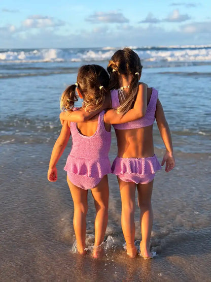 The Lavender Ripple Bikini Set