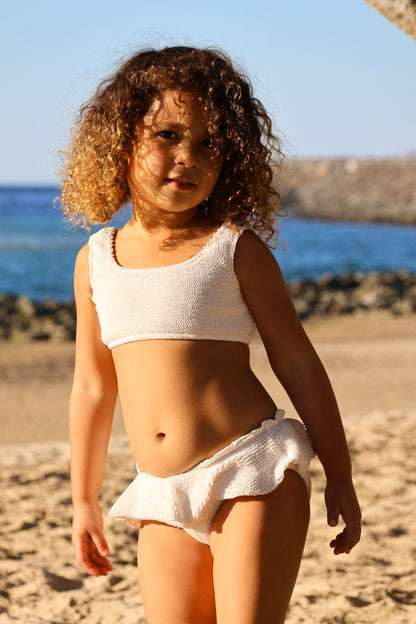 The Ivory Ripple Bikini Set