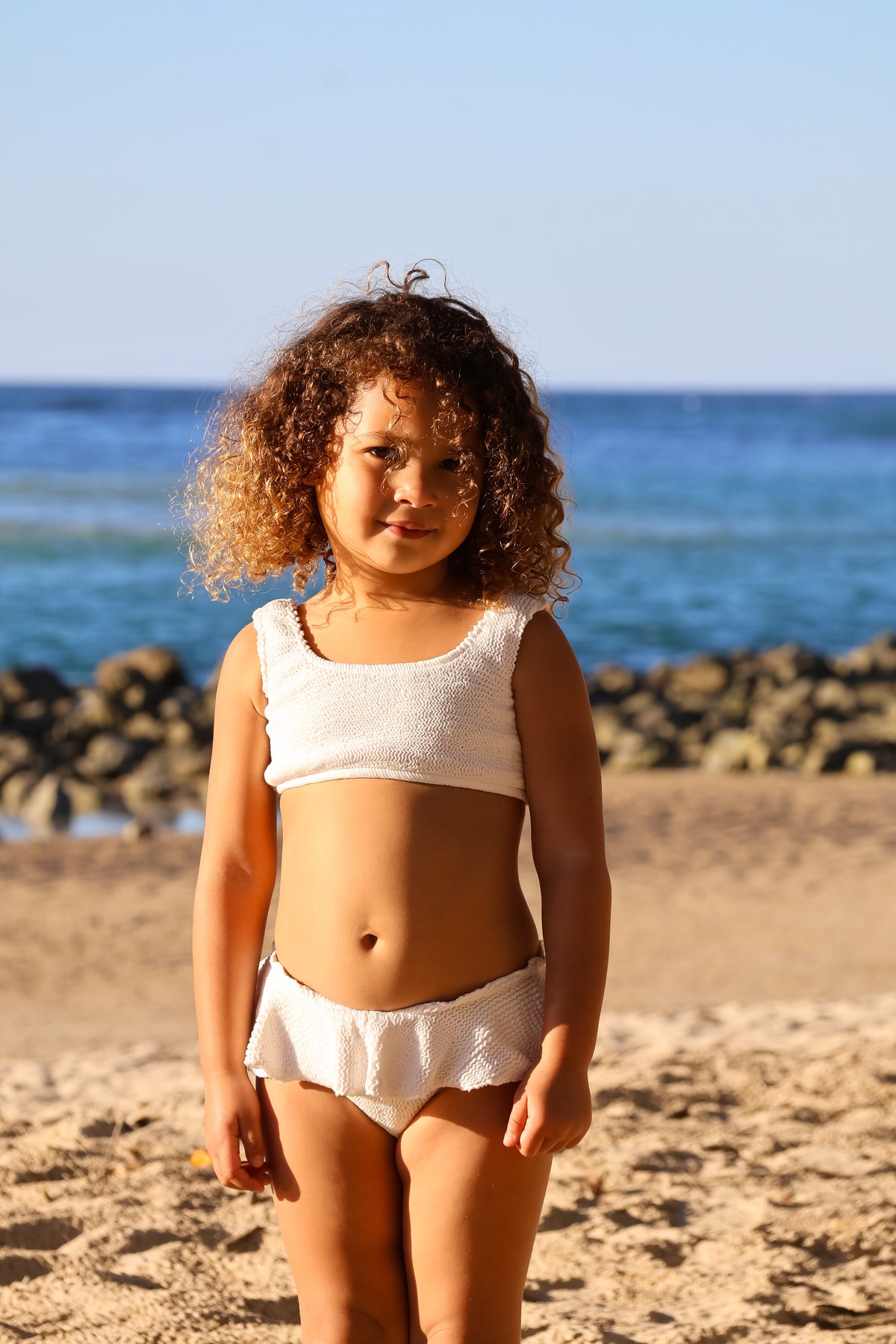The Ivory Ripple Bikini Set