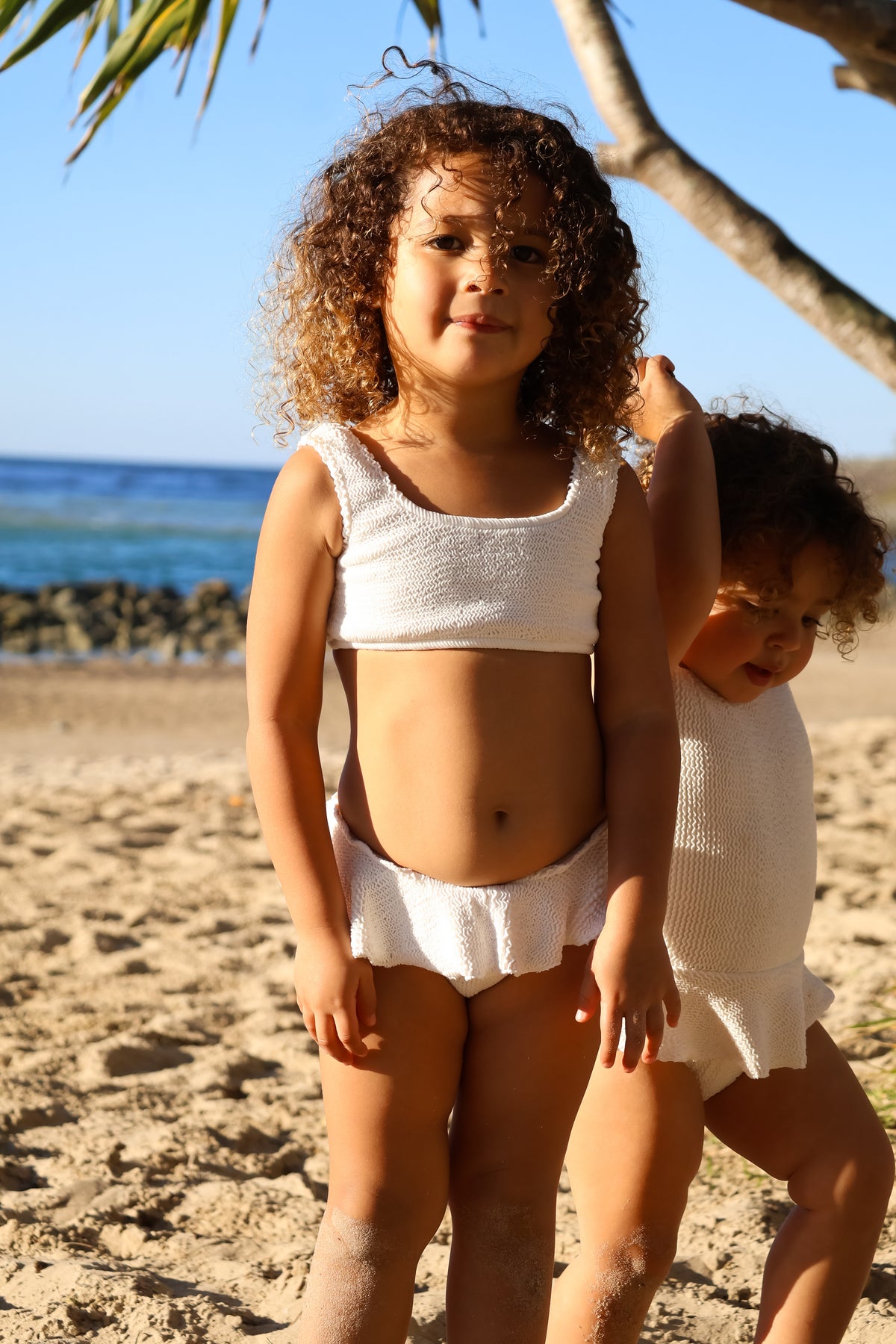 The Ivory Ripple Bikini Set
