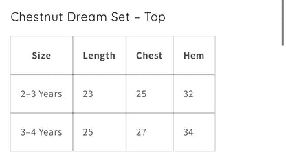 The Chestnut Dream Top