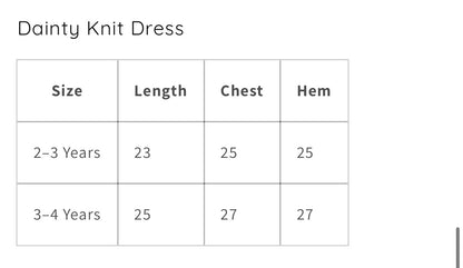 The Dainty Knit Dress